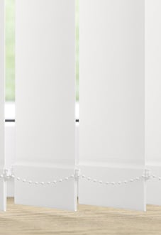 Roma, Peony White - Vertical Blind Slats
